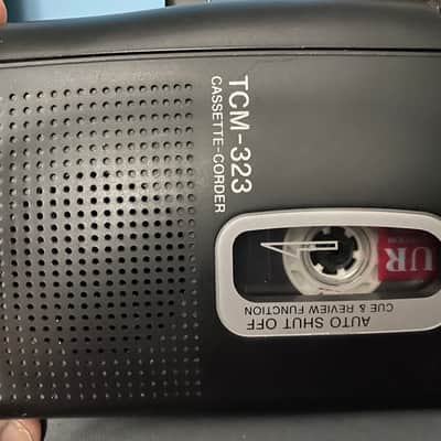 Sony TCM 323 Cassette Recorder 1990s Black image 2