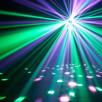 ADJ Stinger II 3-FX-IN-1 LED Effect Light + X-Static Twister Fog Machine image 5