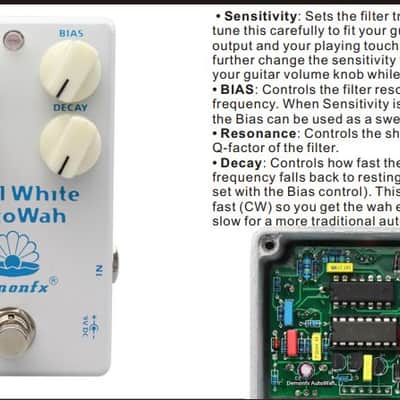 Demonfx Pearl White Auto Wah Just arrived No wait times fast US Ship! 2021 White image 3