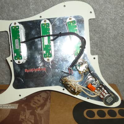 Seymour Duncan Dave Murray Signature Pickguard Assembly 2010s - Pearloid image 16