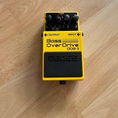 Boss ODB-3 Bass OverDrive (Silver Label) 1994 - Present - Yellow image 1