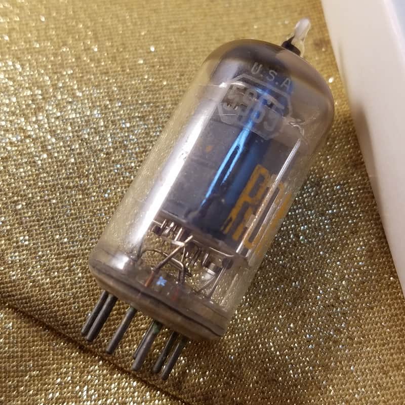 RCA 5965 dual triode tNOS AT1000 TESTED Vacuum Tube T4 support rods 12AV7 1964-1971 image 1
