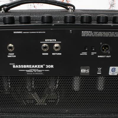 Fender - Bassbreaker 30R 1x12" 30W Guitar Combo Amplifier - w/FSW & Cable USED image 6
