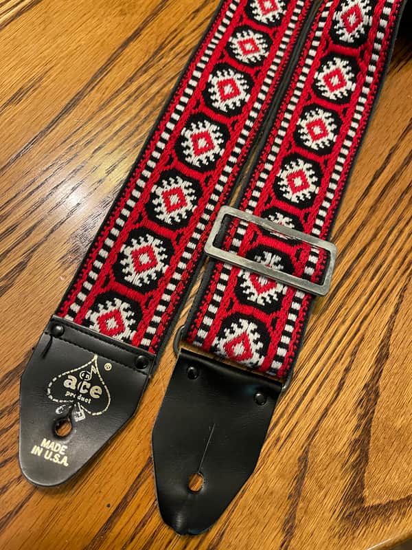 Ace Vintage Guitar Strap - Pillars image 1