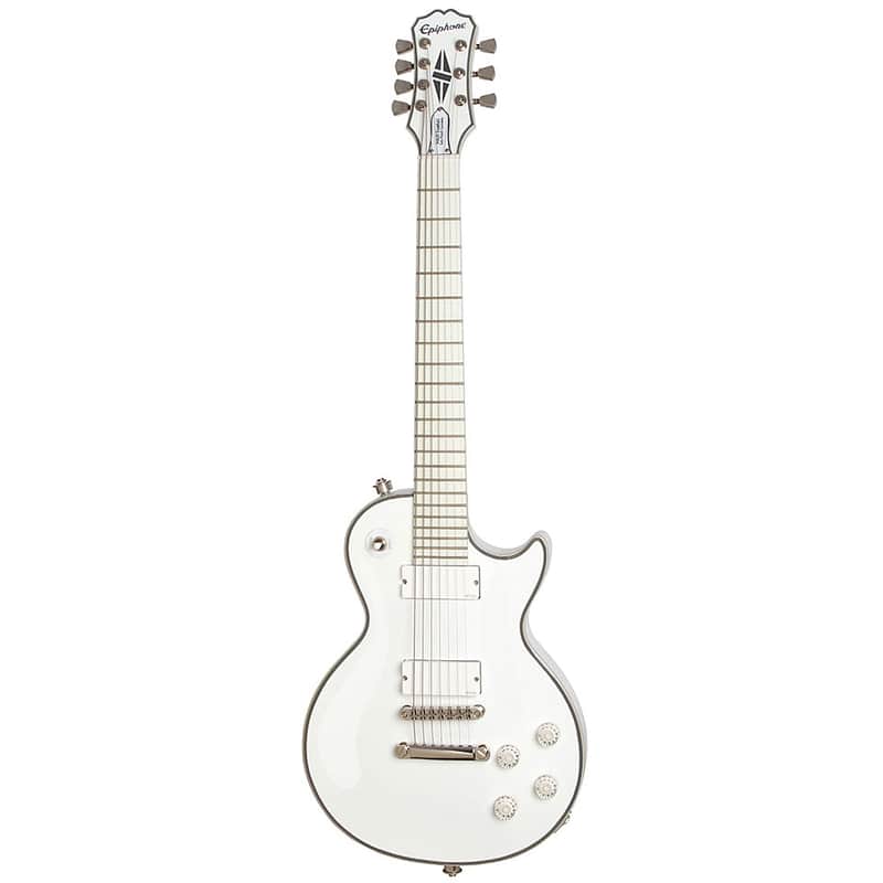 Epiphone Matt Heafy Signature "Snofall" Les Paul Custom 7 image 1