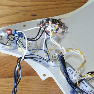 D. Allen Classic Series John Mayer 60's RockNBlues Loaded Vintage White Pick Guard image 6