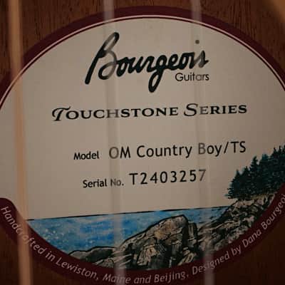 Bourgeois Touchstone OM Country Boy/TS Acoustic #T2403257 image 4