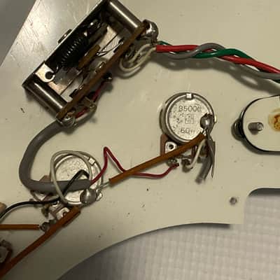1980's Kramer ZX30 Strat Loaded Factory Pickguard Pickups, Electronics image 7