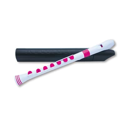 NUVO ITALIA RECORDER+ -DITEGGIATURA TEDESCA (BIANCO/ROSA) image 2