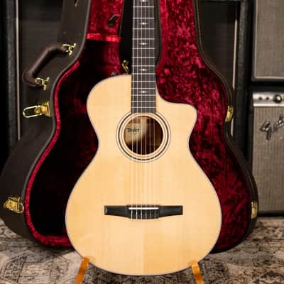 Taylor 312ce-N Nylon Grand Concert Acoustic/Electric Guitar with Hardshell Case image 16