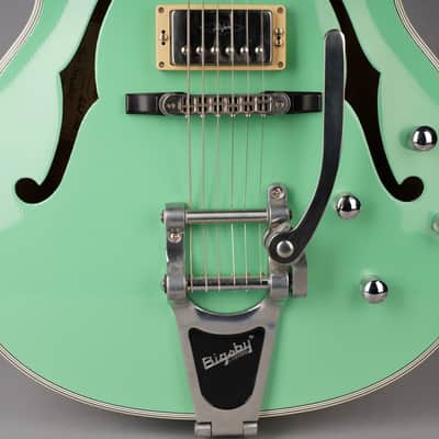 Hofner Thin President E2 - 2009 - Germany - Surf Green w/OHSC image 5