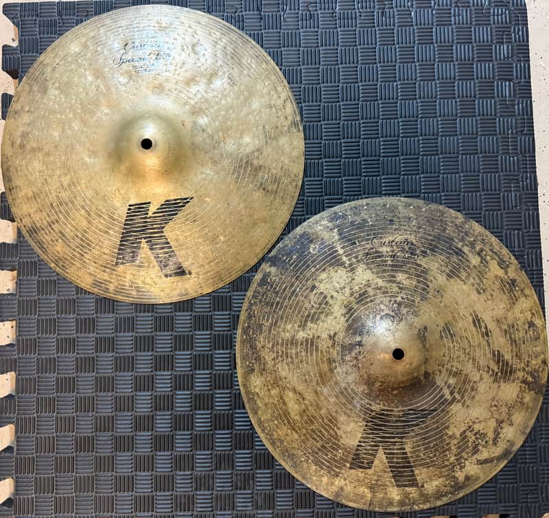 Zildjian 14" K Custom Special Dry Hi-Hat Cymbals (Pair) 2002 - Present - Traditional image 1