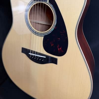 Yamaha LL16M Mahogany Dreadnought Acoustic-Electric Guitar Natural w/ Case (543) image 7