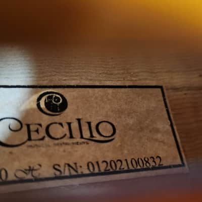 Cecilio 4/4 Deluxe Student+ Violin Aged 2 Years+ Tonewoods Solid Spruce Top Flamed Maple,Neck & sides, Inlaid Purfling, All-Ebony Components, Independent Fine-Tuners, Mongolian Horsehair Brazilwood Bows, Satin Antique Finish image 18