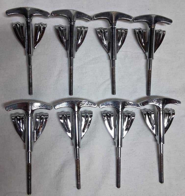 8 Ludwig Bass T-Rods and Claws 1960s image 1