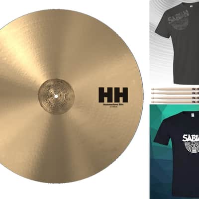 Sabian HH 21" Hammertone Ride Cymbal +Shirt/2x Sticks | Bundle & Save | Made in Canada | Authorized Dealer image 1