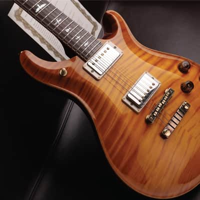 PRS RARE Private Stock [One of The Very 1st 594s | 1 of Only 26 From The First Run!] Guitar Of The Month "February" McCarty 594 in Vintage McCarty Smoked Burst w/Bronze Aluminium Two-Piece Bridge, Flame Mahogany Neck and MOP with Paua Outline Bird Inlays image 2