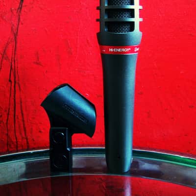 Vintage 1980's Audio-Technica ATM29HE dynamic hyper cardioid microphone Low Z w accessories # 2 image 12