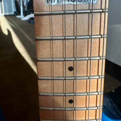 ESP LTD MH-103 QM - 2016, See Thru Blue, Left Handed image 17
