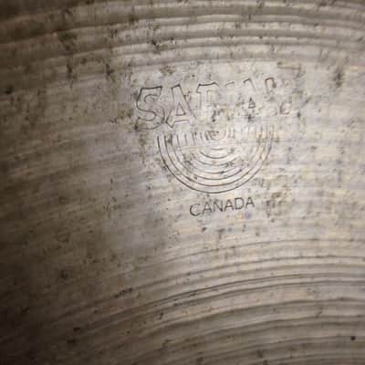 *Sabian 20" Heavy Ride Cymbal Vintage 80s B20 AA 2810g Canada* image 2