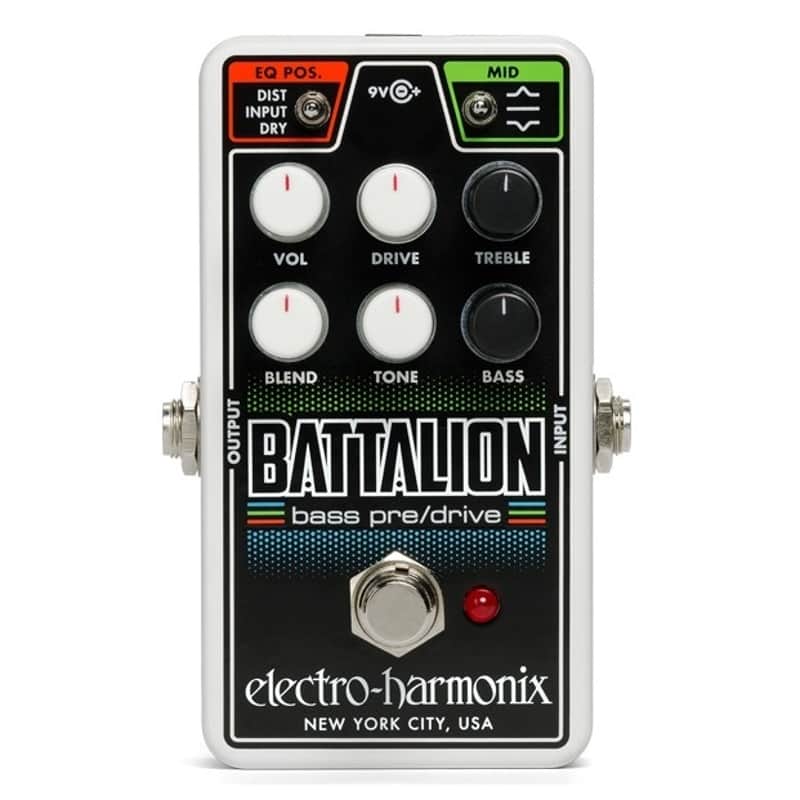 Electro-Harmonix Nano Battalion Bass Preamp and Overdrive | Reverb