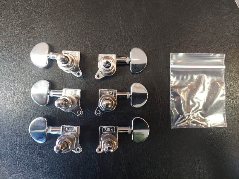 Unbranded Tuning Pegs - Chrome image 1