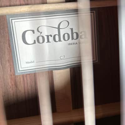 Cordoba C7 CD/IN Classical Guitar Natural 2025 image 9