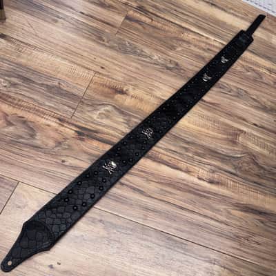 Carlino Steve Lukather #2 black scale leather with black studs 2025 - Black and black image 9