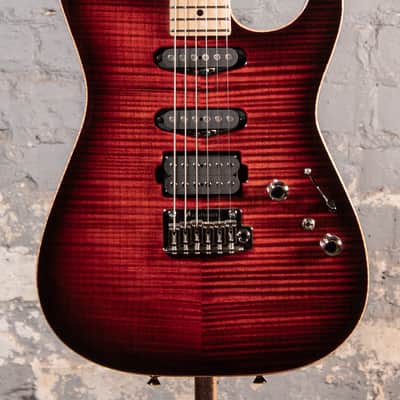 Tom Anderson Guitarworks Drop Top Shorty - Burnished Orange Burst image 2