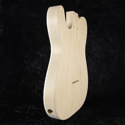Grail - Telecaster Body - 4 lbs.~ Chambered - Flame Maple ~ 1 Piece Alder Back - Unfinished image 4