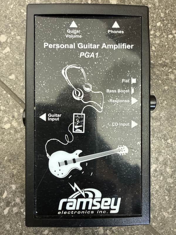 Ramsey PGA1 Personal Guitar Amplifier Type: Personal/Headphone Guitar Amp & DI 2010’s - Black image 1