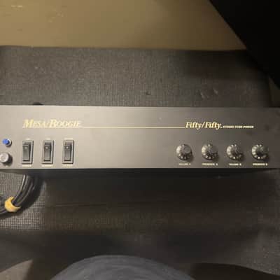 Mesa Boogie Fifty/Fifty 2-Channel 50-Watt Power Amplifer 1986 - 2010 - Black image 9
