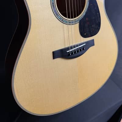 Yamaha LL16M Mahogany Dreadnought Acoustic-Electric Guitar Natural w/ Case (568) image 6