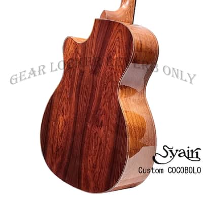 S.yairi Custom made solid sitka spruce & Cocobolo grand auditorium acoustic guitar Syairi image 7