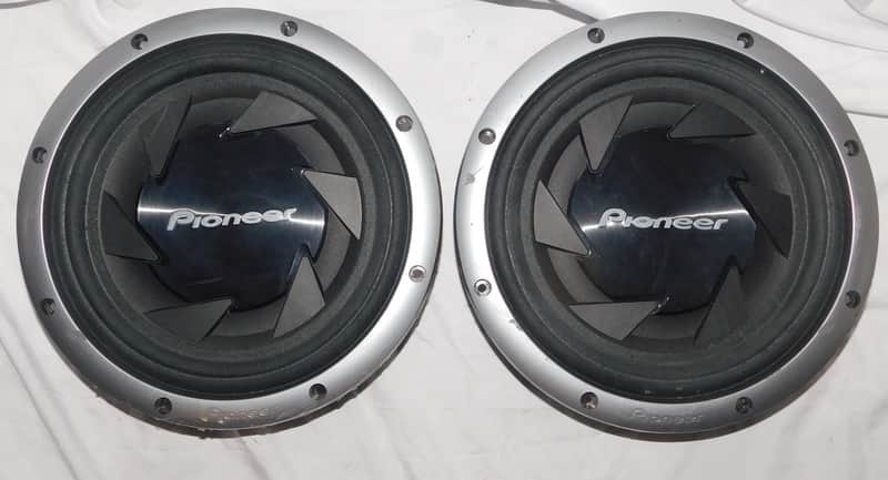 Pioneer TS-SW301 1000 Watt 12" Shallow-Mount IMPP Subwoofers PAIR image 1