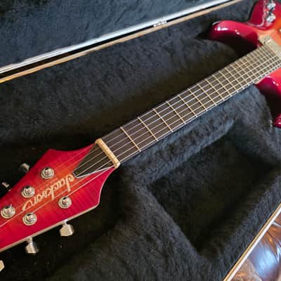 Jackson AT1T USA Archtop 1997 Mahogany Body AAAAA Flame Top American Figured Pro American Kent Armstrong HH Strat Guitar Pre-Fender AT1 Sunburst image 8