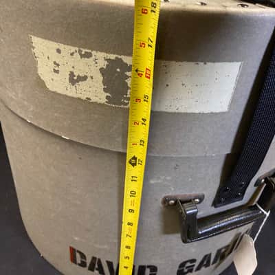 David Garibaldi's, Tower of Power, Yamaha Hard Tom Case for 16" Floor Tom, "David Garibaldi" Stencil 1980's image 8