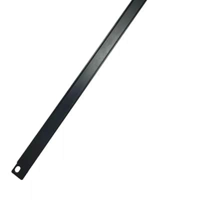 LASE 1/2U (Space) Black Heavy Duty Flanged 16GA Blank Rack Case Panel 19" x 0.875" image 7