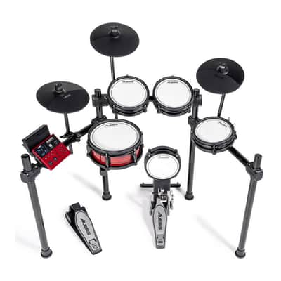 Alesis Nitro Ultimate 8-Piece Professional Electronic Drum Kit (Bluetooth) W/ Throne, Headphones, and Hi-Hat Stand Bundle image 2
