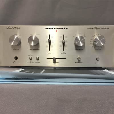 STEREO INTEGRATED AMPLIFIER AMPLIFICATEUR AUDIO HIFI MARANTZ MODEL 1050 CONSOLE image 1