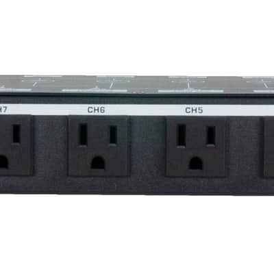 ADJ POW-R BAR RACK USB Rack Mount 10-Outlet+2 USB Charging Ports Power Supply image 3