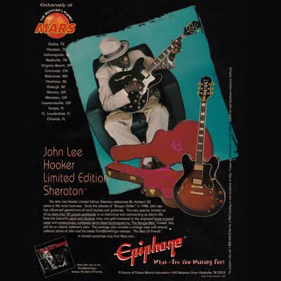 Epiphone John Lee Hooker Signature 50th Anniversary Sheraton 1998 - Antique Sunburst image 25