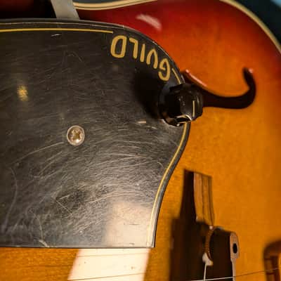 Guild A-150 Savoy Electric/Acoustic Archtop w/Case - Antique Sunburst (Used) image 8