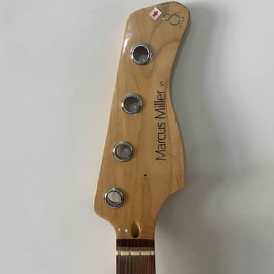 Unfinished Maple 4 String Bass Neck, Rosewood Fretboard Fingerboard image 2