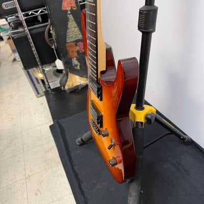 Used ESP LTD MH-100QMNT Electric Guitar Amber Sunburst image 11
