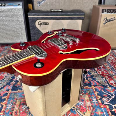 Epiphone Wildkat Studio Flame Top Semi Hollow P90s 2015 w/OHSC image 15