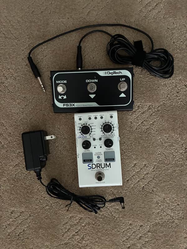 DigiTech SDRUM Strummable Drums 2010s - White image 1