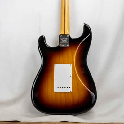 Fender LTD 70th Anniversary 1954 Stratocaster Time Capsule Package 1-Piece Quartersawn Maple Neck Fretboard Wide-Fade 2-Color Sunburst image 3