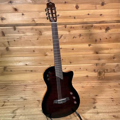 Cordoba Stage Nylon String Electric Guitar - Edge Burst image 2