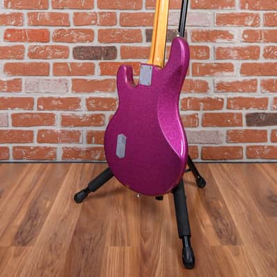 Ernie Ball Music Man Stingray Fuchsia Sparkle 1989 w/Hard Shell Case image 8
